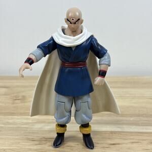 2003 Jakk's Pacific Dragon Ball Z Majin Buu Saga Tien Action Figure W/ Cape